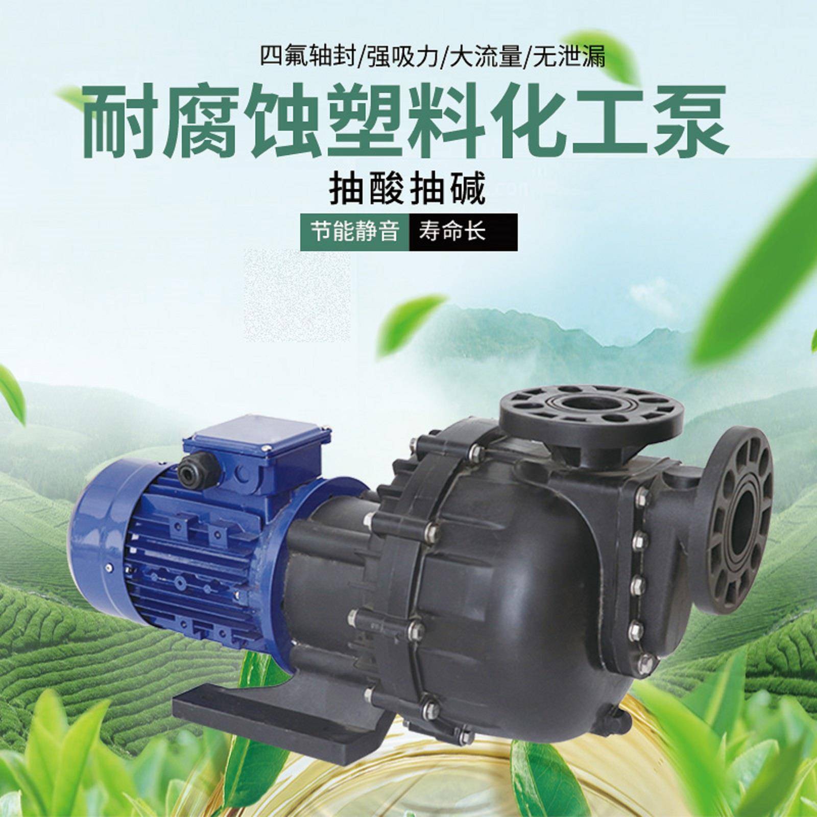 大头肚泵卧式耐腐蚀耐酸碱化工自吸RVX泵马塑料硫泵电镀水冷脱环