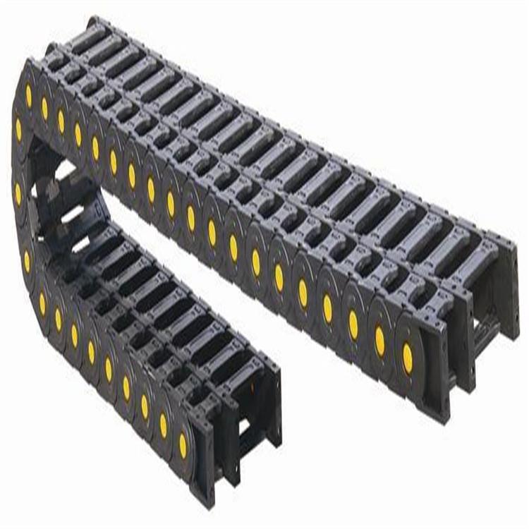 DF45*50全封工闭程塑料TFI程G拖链CTL工塑料坦克拖链尼龙拖链厂家