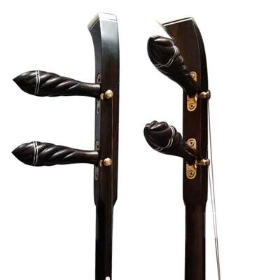 魂厂直RJU销业黑檀板家胡秦腔板胡乐器乐印尼乌木高音中专音低音