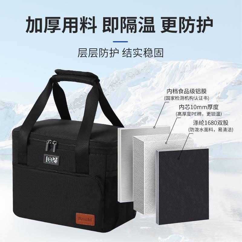保厚温带饭盒袋铝箔加大容量手袋储奶保冷F767MM86箱上班族饭提便