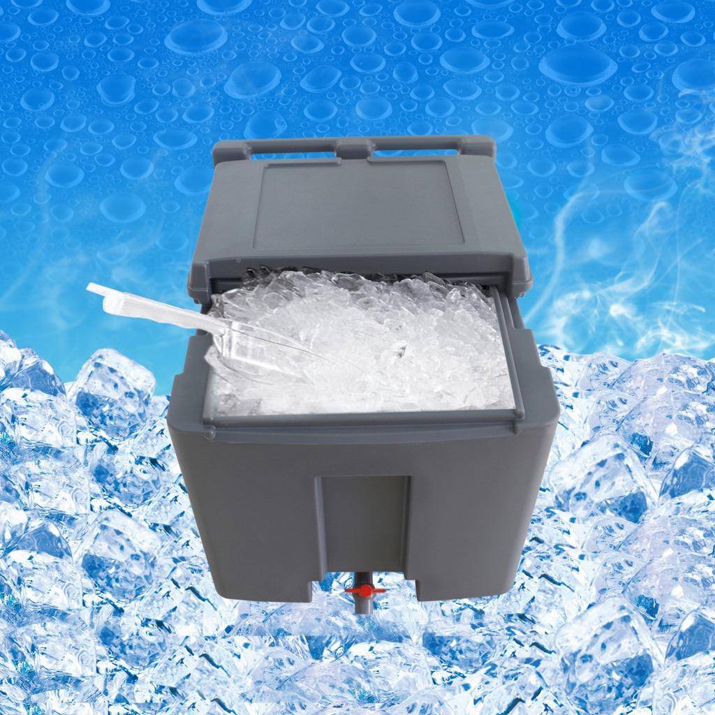 冰金德家直供带滚轮冰竖型储车-IC110商用厂制冰机储冰车餐厅储推