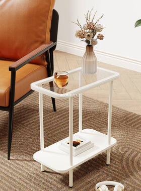 窄沙发侧边简易休闲椅旁极桌子轻奢几家用夹缝角小几床头桌小XST