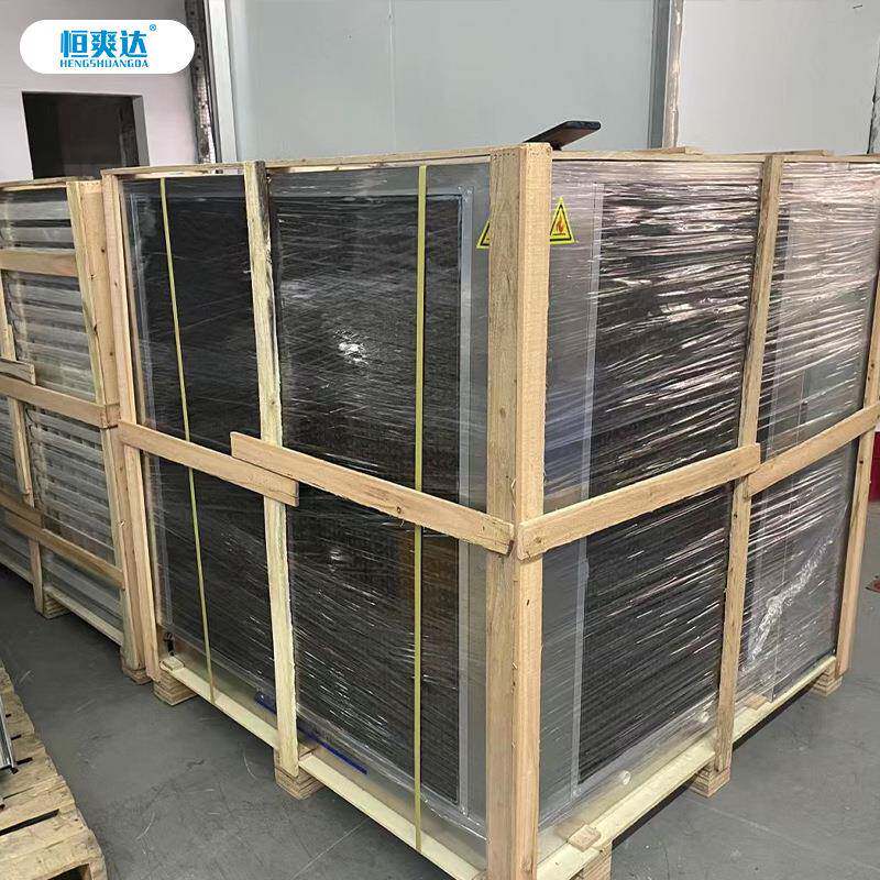 恒爽达帘直体风机水厂房通一风降温HSD-450蒸发式水冷风机水帘柜