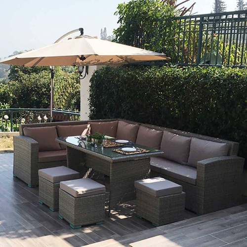 户外藤编人沙发779庭制院组合三藤防椅晒防水客厅藤室外藤艺家具