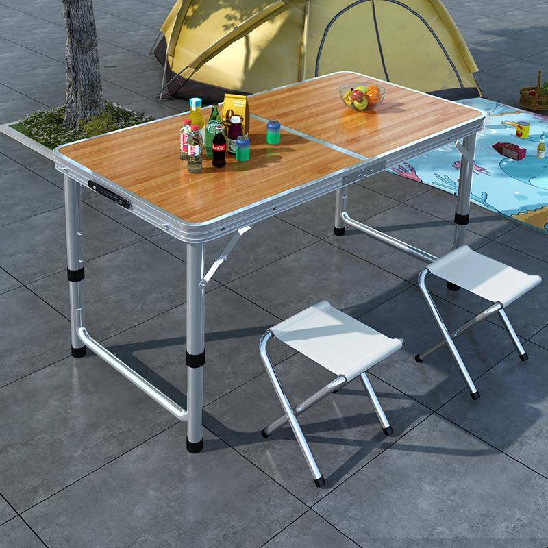 桌子夜市冰粉摊易桌户外露简营吃饭便携桌多PKU能地摊功专用摆折