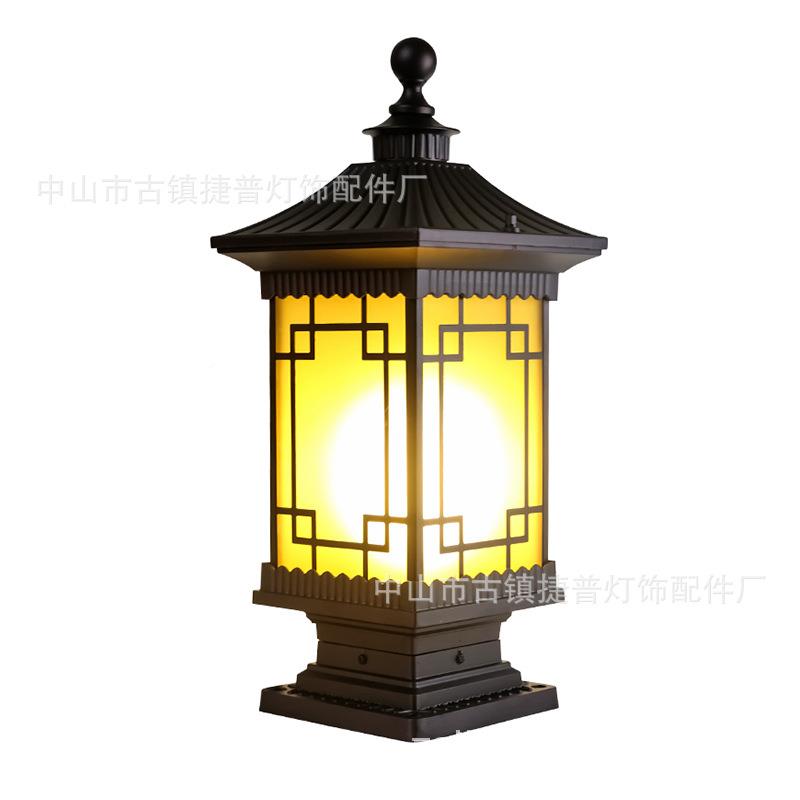 简约外墙铝壁灯中国风式草坪灯别墅室外花道园过户走廊灯93106围