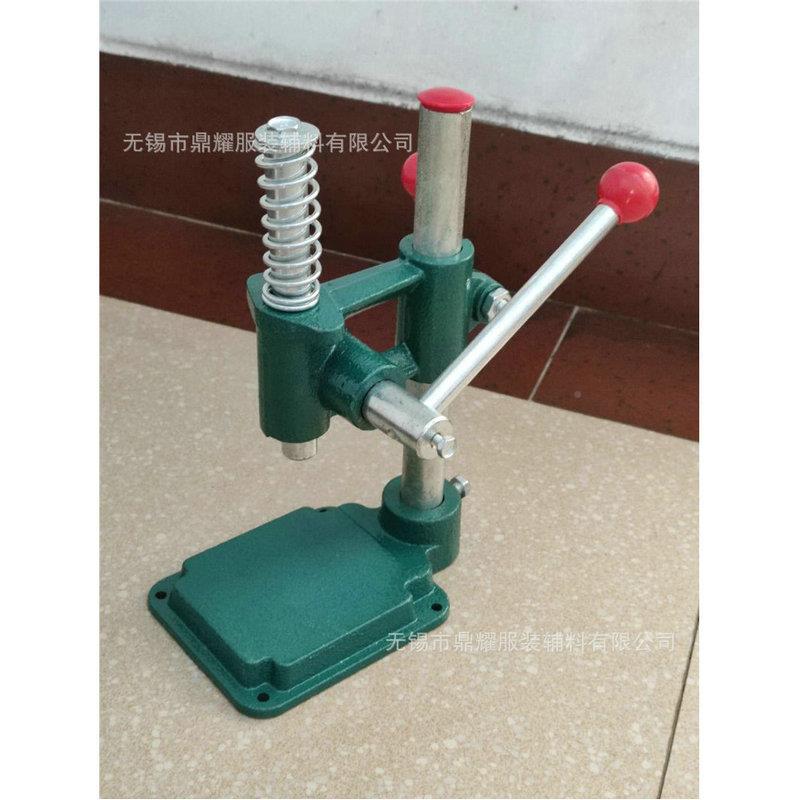现货小型包扣机绿色小型布包钮扣机器现货0900包布用包布扣包皮压