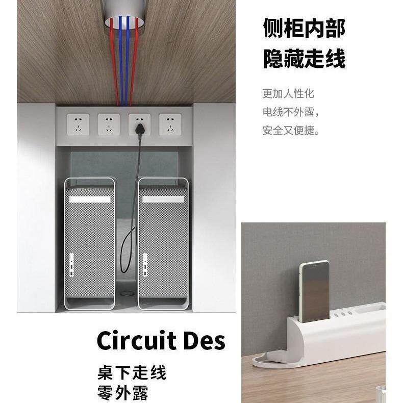 简约现代职员办公桌椅组IXF合办室员公工位人时尚电四脑桌屏桌风