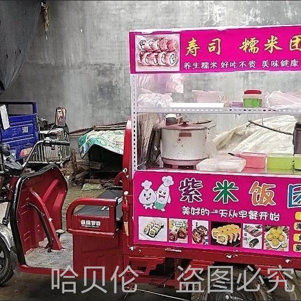 架子卤装腐臭豆摆摊改造手抓饼电动三轮车改装炒货粉336味冰糖葫