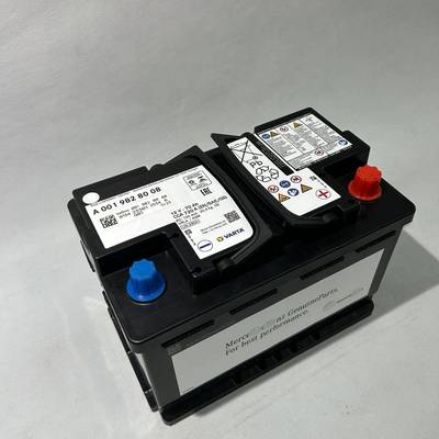 适用于热卖奔驰汽车电池12V70Ah更换AGM汽车铅酸启停电池