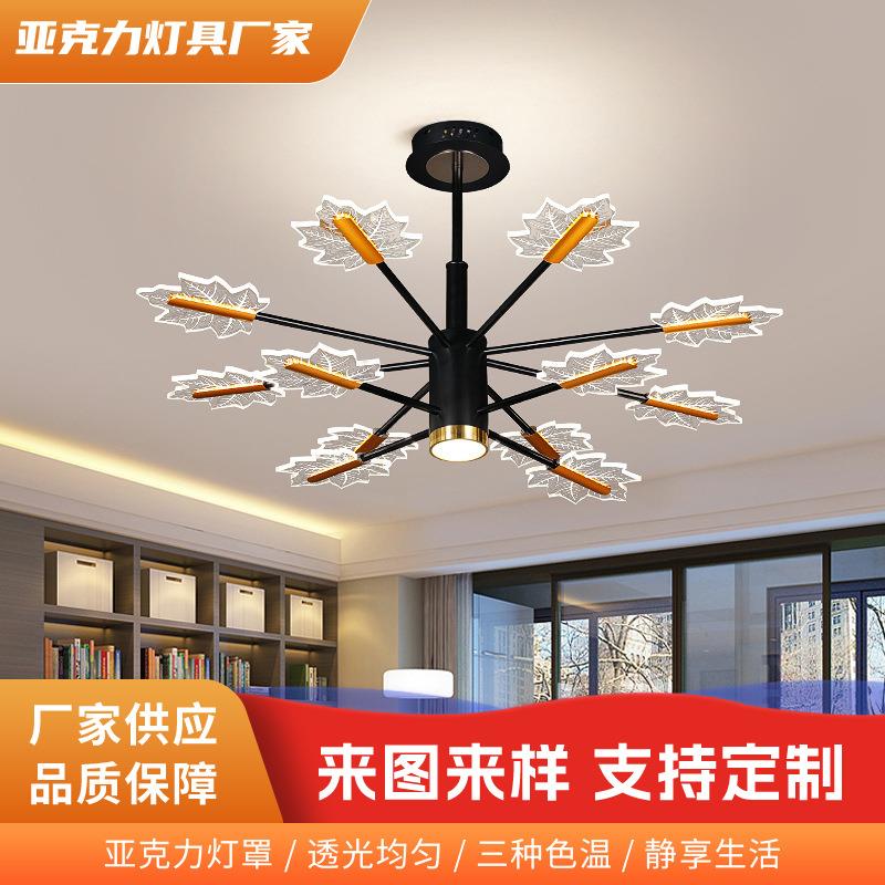 2024年新款客厅吊灯现代简约客厅大灯网红轻奢主卧室餐厅led吊灯