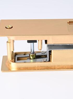 锌门锁合金移门锁折叠门RIZ推拉锁落地窗钩锁隐形日式锁锁上推下