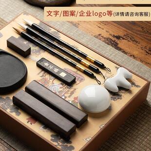 善笔琏湖墨笔毛套装文房四宝初学者696练习法书砚台汁毛笔字笔墨