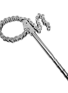 TOLTIME图YTYO泰锈钢型管钳304防磁链型不拆卸多用链条维修水管链