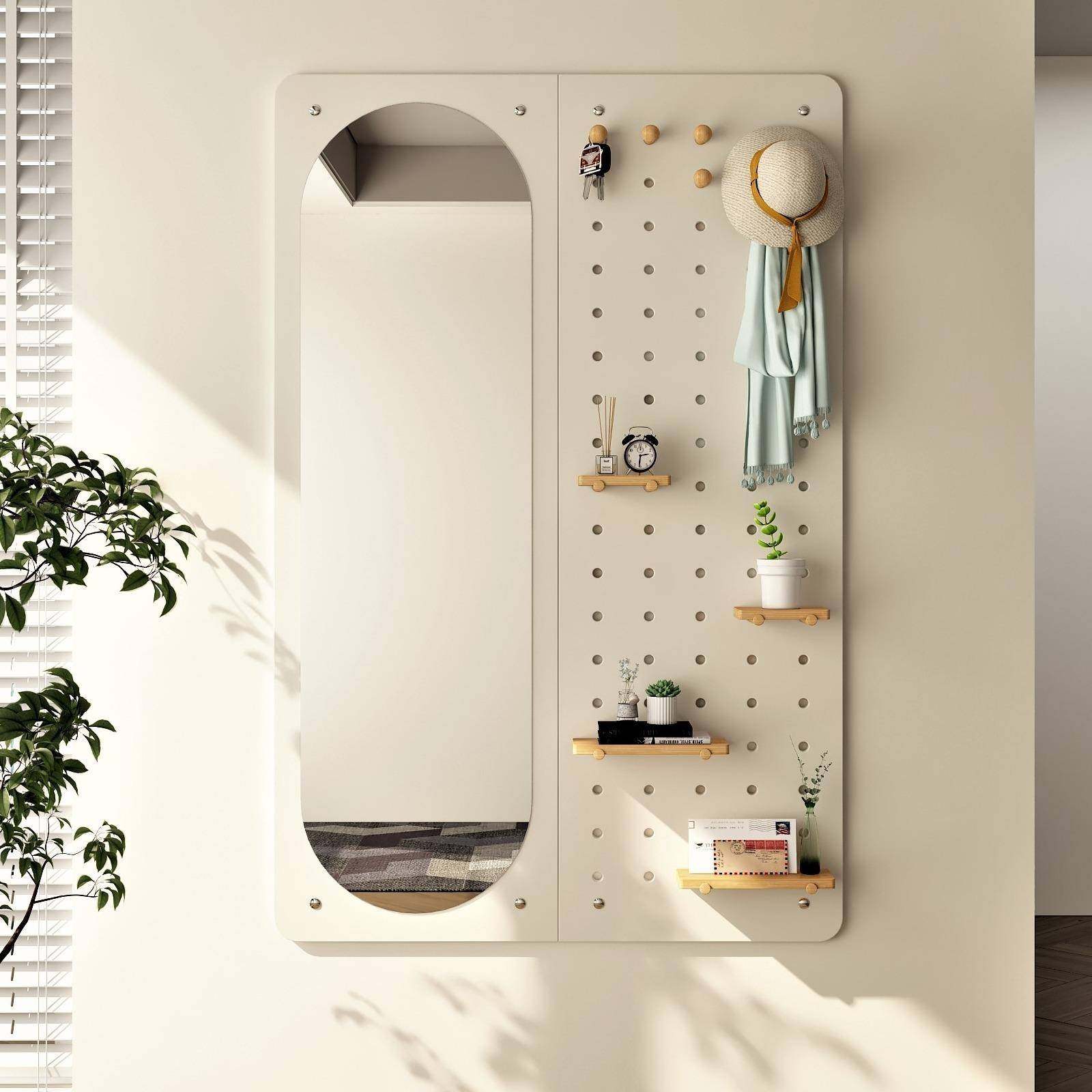 3YV穿015镜洞洞板全身衣镜落地镜家挂用墙试5衣镜玄关壁挂衣帽架,住宅家具,穿衣镜,淘宝优惠券,粉丝福利购,淘宝优惠卷