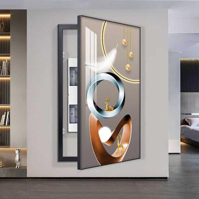 尺寸电表箱BQ21336B装饰画免孔轻大打奢入户玄过关画挂画开关电闸