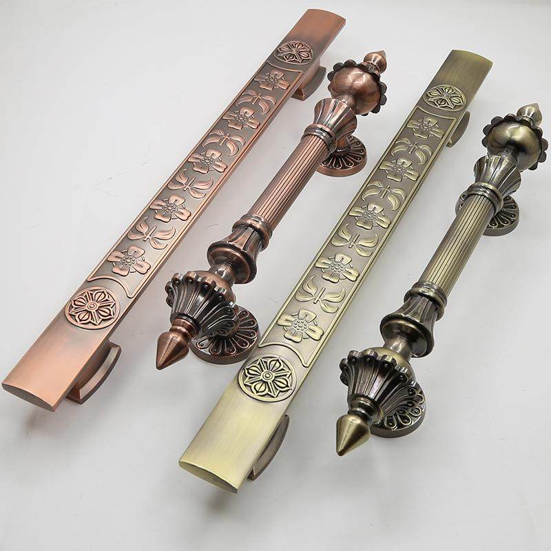 木门玻璃门仿古大手kt装v别墅门大明拉手VGE把对装单装复古大门把