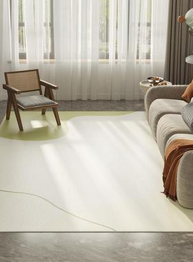 简约用地客厅卧室可擦免洗家耐脏打理地LZP毯毯防水防油皮革地易