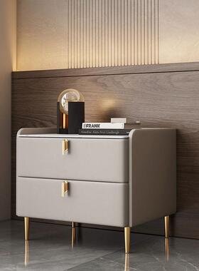 意式床头柜卧室用简收现代床边柜储56033物纳柜家全实木岩板约简