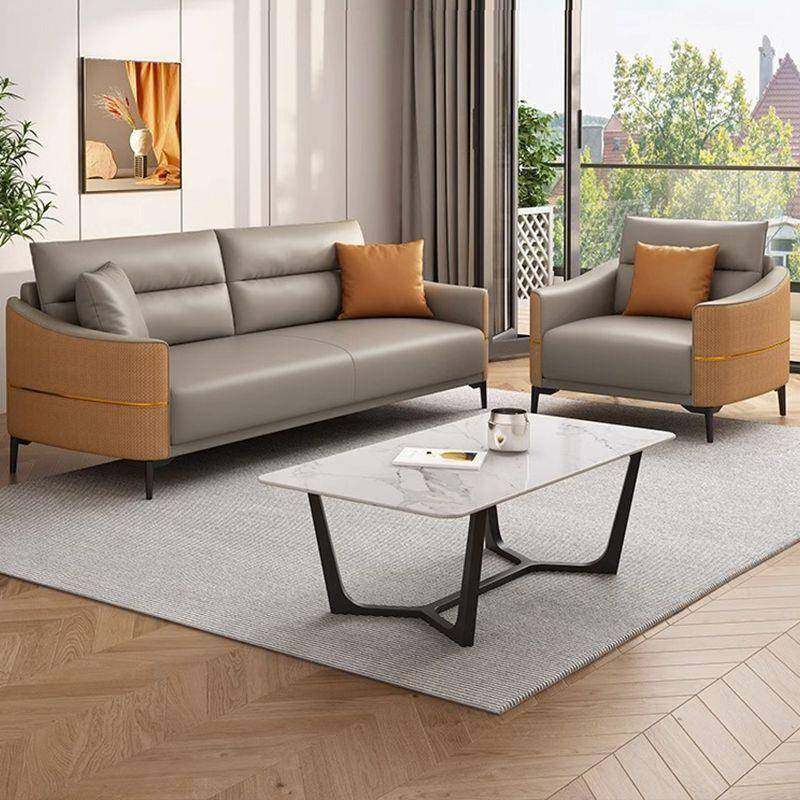 TSD办公室沙发简约现代接息区待用休闲小商型商务会客沙发茶几休