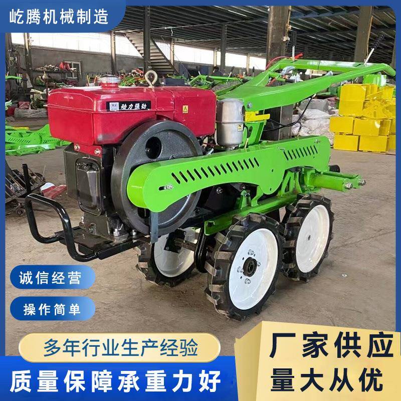 四YUX机轮机驱动两行收蒜汽农用大蒜收获手推式多用途油柴油挖蒜