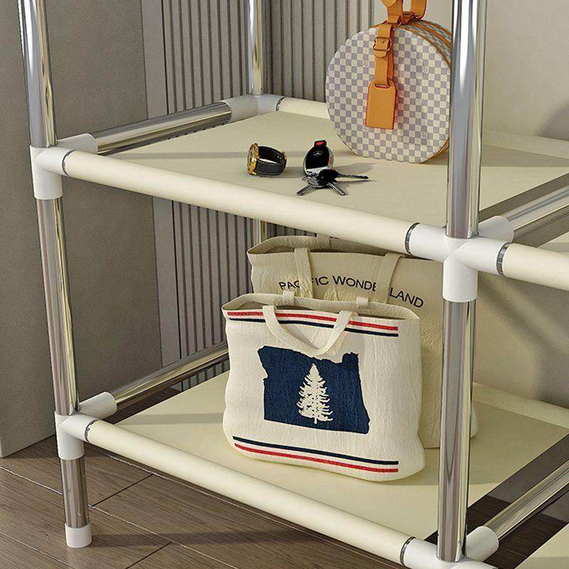 简易衣柜DII家用租卧室钢架加加固出房用加粗耐钢管组装收厚纳衣