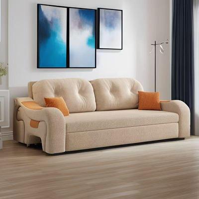 可折沙发床叠新一体两奶油小户型折xh3262叠款客厅多功用能储物双