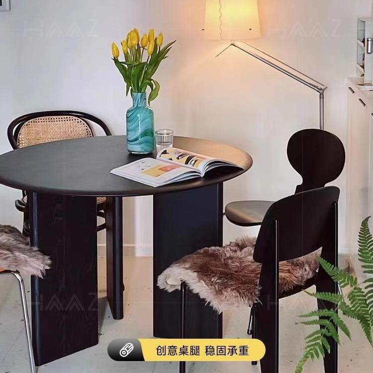 全实木圆形餐桌家用小户型吃饭桌中古法式会客桌子原木餐桌椅组合,节庆用品/礼品,新娘配件,淘宝优惠券,粉丝福利购,淘宝优惠卷