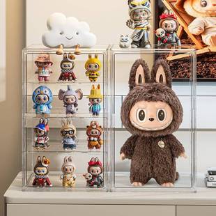 60CM超大尺寸高清透明大天使防尘收纳展示盒积木跑车收藏整理盒子