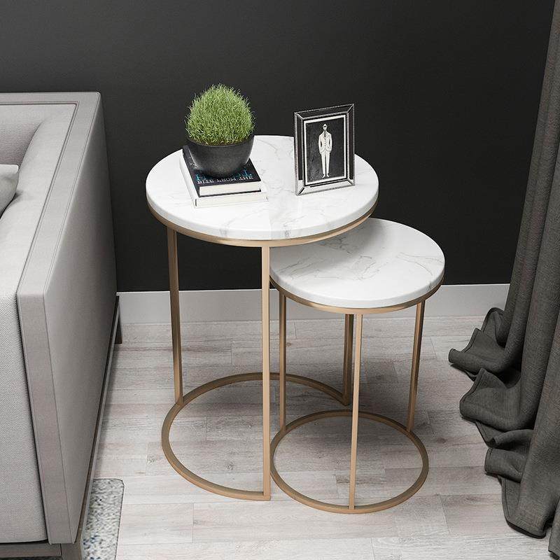 北欧日式边桌创意圆形小茶几大理石沙发边几床头桌时尚角几边柜,纺织面料/辅料/配套,纺织机械配件,淘宝优惠券,粉丝福利购,淘宝优惠卷