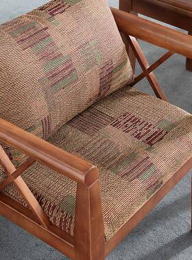 欧实木餐17438椅靠背圈椅椅酒店沙发椅休式闲椅三件套茶几太椅围