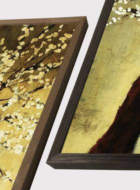 欧抽象纯手工油走廊招财树立体装画饰画板样房酒店客房纯式BC2012