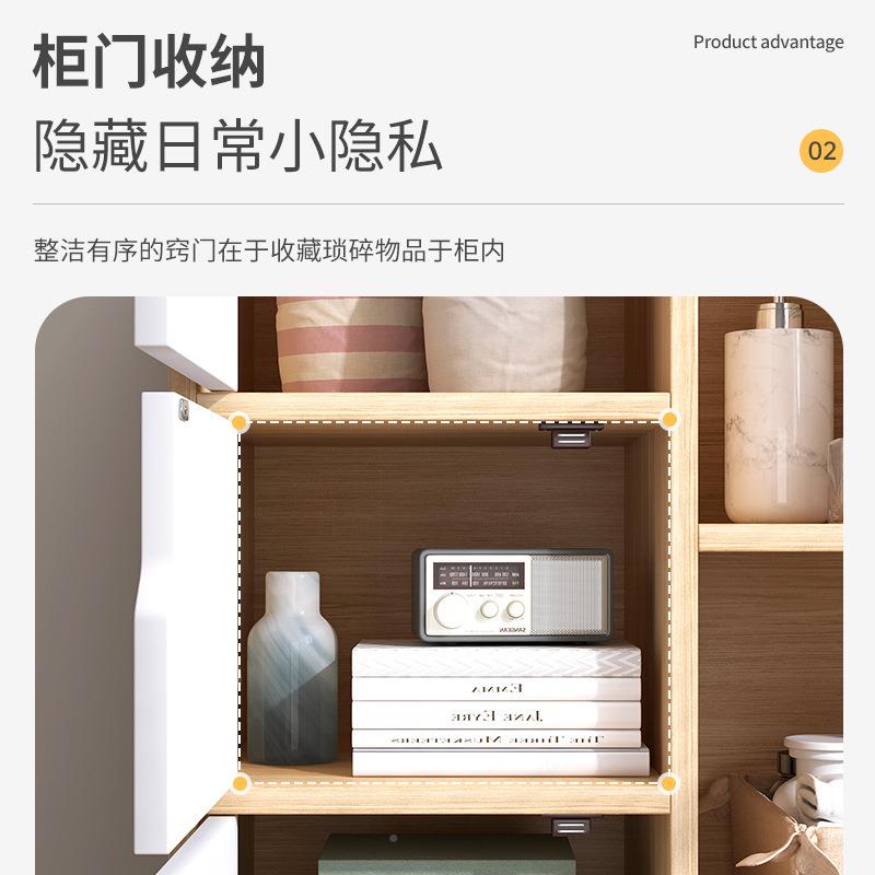 书物架置客柜简易柜卧室收纳柜厅落斗地靠墙小立柜家用储DG0034K0