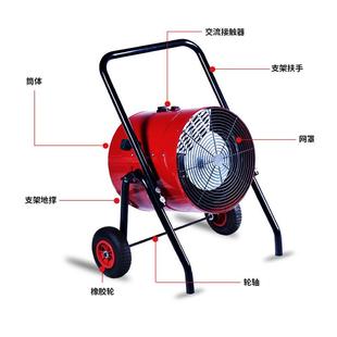 永备Eli电t业LYMe取暖器电动暖机工移动风热风机大棚加温养殖热风