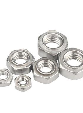 DIN92/304不锈钢六1角焊M499接螺9母点焊螺帽M4M5M68M0M12