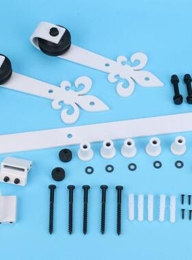 飞信五金花纹谷仓吊吊轮轨五金配58866门件移门推拉门轨道滑轮