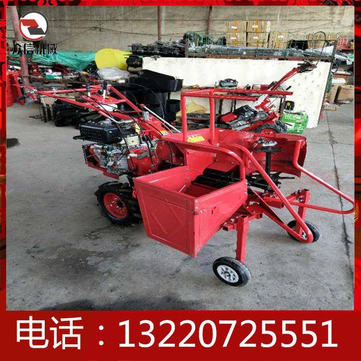 农物玉作YAK米收机小型手扶式单行汽油柴油玉米机单垄收棒获子收