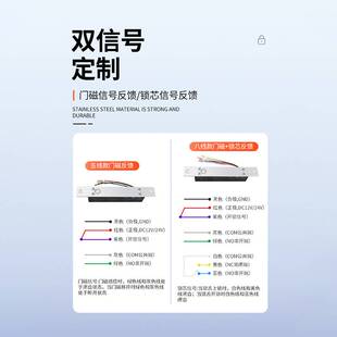 通电上锁断电上锁带钥匙电插锁 工厂直售别墅门监狱门锁 电控锁