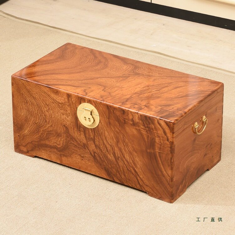 老料樟木箱 红樟香樟木箱子 实木婚嫁箱字画收藏箱子全整板可定