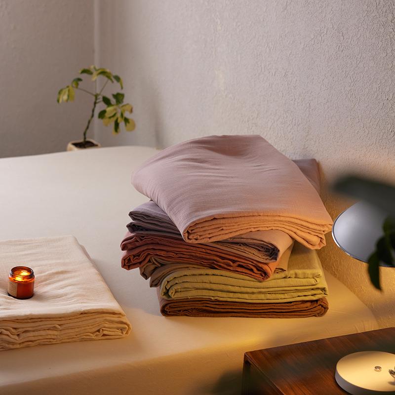 A类~双层纱全棉单品被套1单.5/2/2.0J32m拉链纯棉被罩件单双人新.