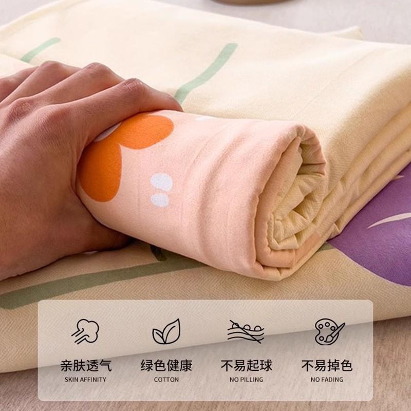 加厚磨单毛单单100老粗JDS布人儿件童被单枕套三件套床3