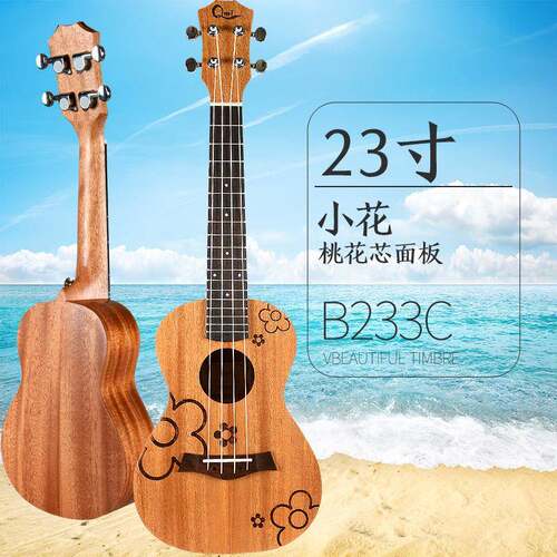 尤克里里夏威夷四弦小吉他初学uklee23/2u6寸乌l克丽琴丽