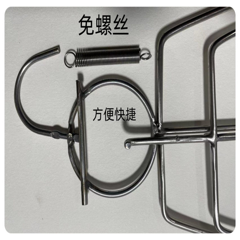 不锈钢商用烤鸭夹免螺丝手撕