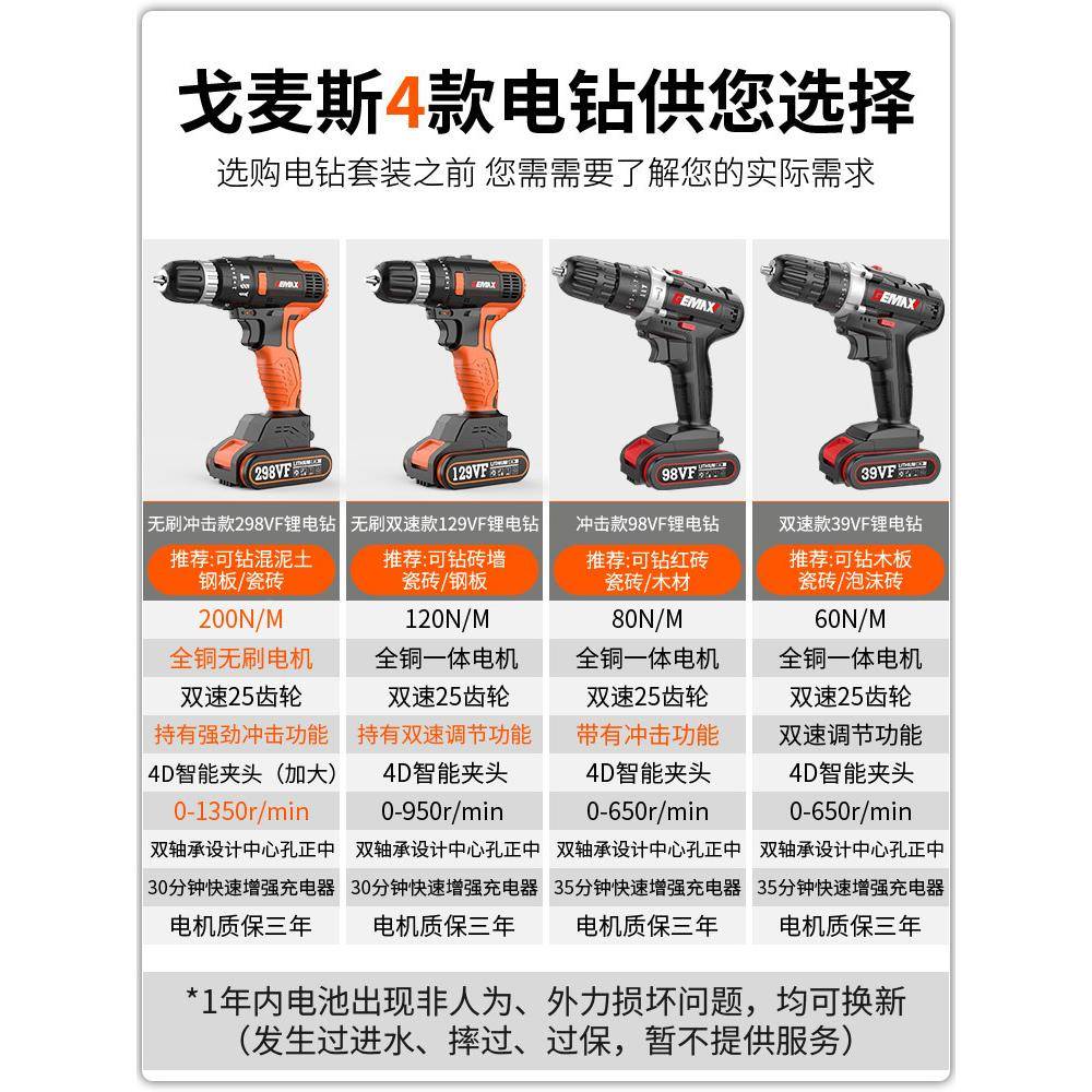 戈斯工具545箱套装家用多麦功电钻能家庭工专电用五金大全维修组