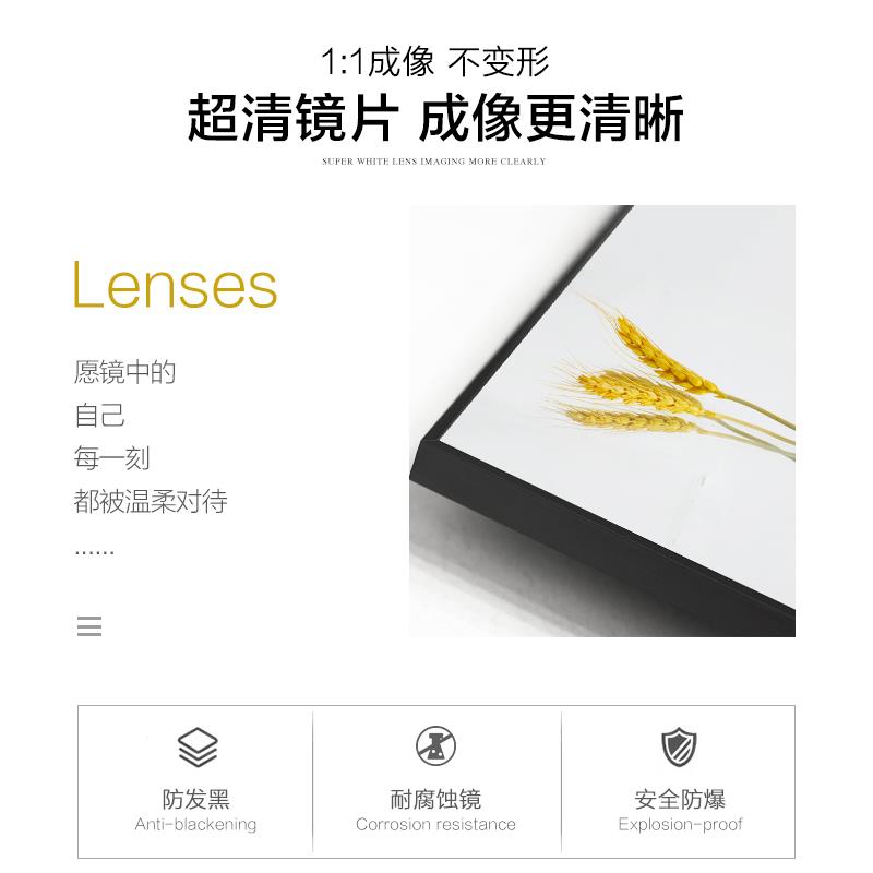 5V约穿衣试镜简子镜全身落地镜衣镜可00061lk移动服装店镜子卧室