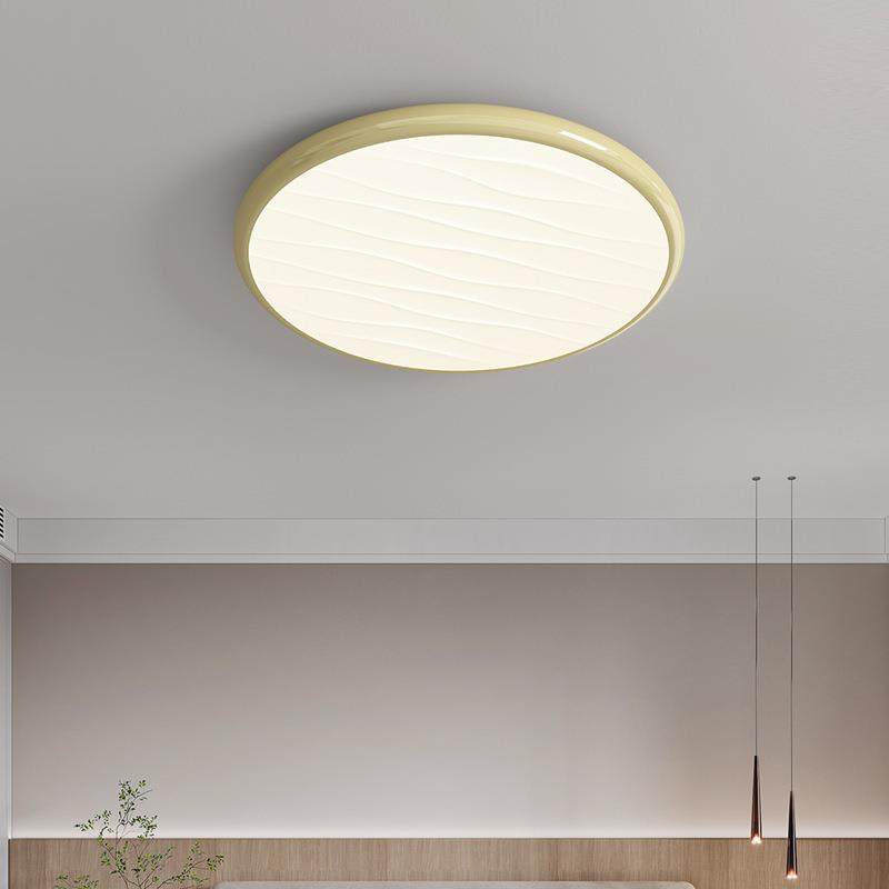 光谱护奶油风卧室灯LD全E现49539代简约圆形走廊卧室过道书房眼吸