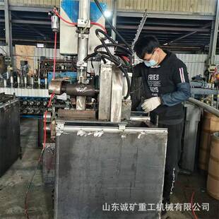 诚矿机械产品测评铜棒水平连铸生产线液压锯棒机铸铜设备现货