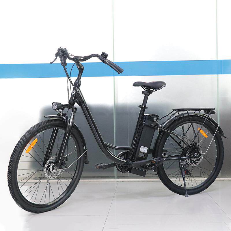 26寸电动自行车成人代步高速城市复古单车可拆卸电池续航久助力车