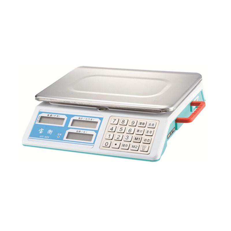 外贸英文版电子计价秤电子台秤电子秤不锈钢按键手提电子秤30kg