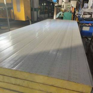 隔音板高架公路户外隔声板玻璃棉隔音桥梁小区彩钢夹芯吸音板